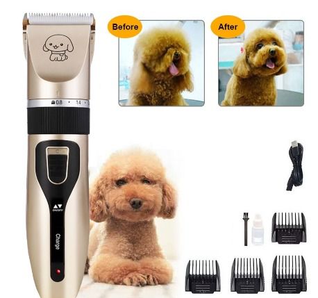 Pet Hair Trimmer Dog Hair Clipper Grooming Electric Shaver Puppy