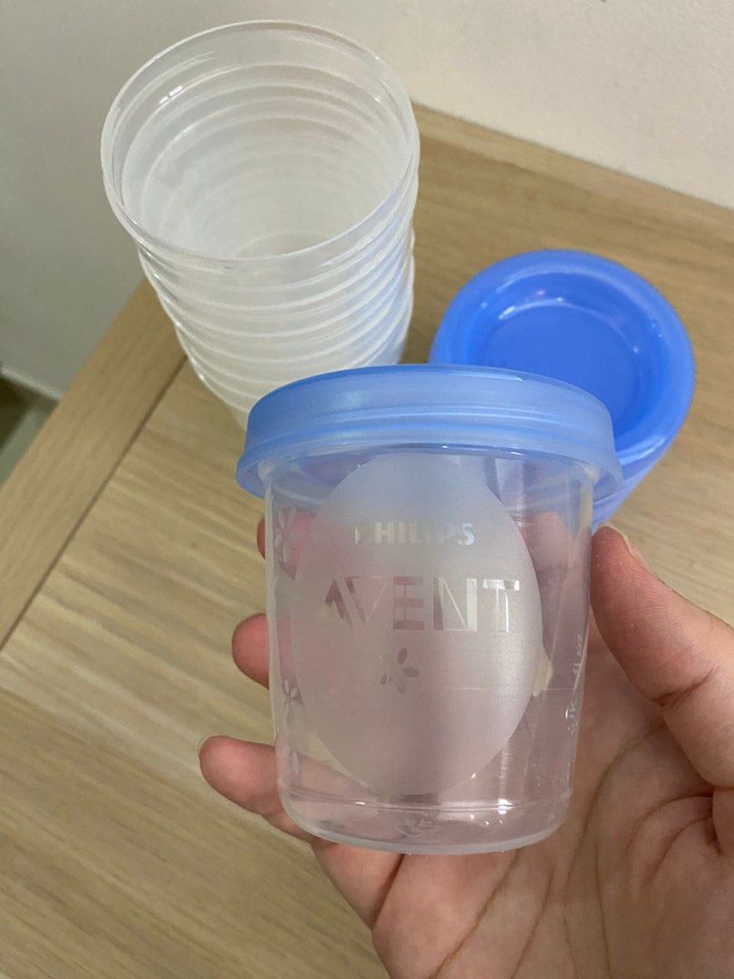 Philips breast milk storage outlet cups