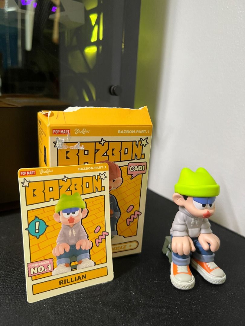 POPMART Bazbon Working Boyz Series Rillian, Hobbies  Toys, Toys  Games  on Carousell