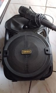 Portable speaker with mike