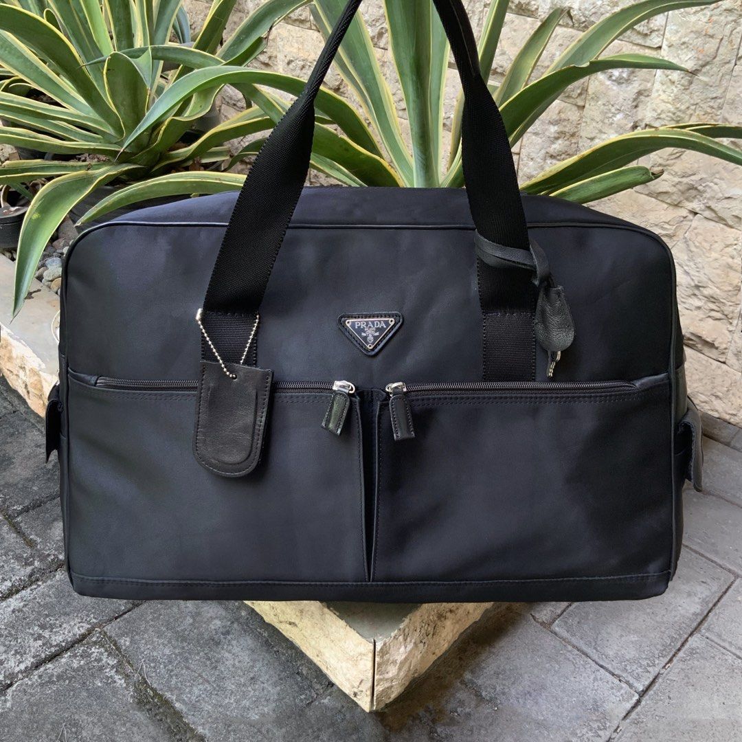 PRADA VINTAGE NYLON DUFFLE BAG