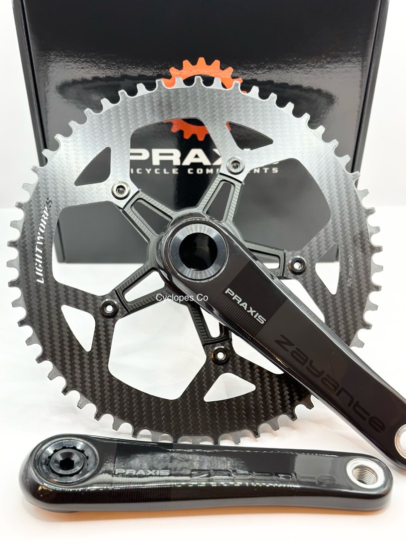 Praxis zayante carbon crankset top