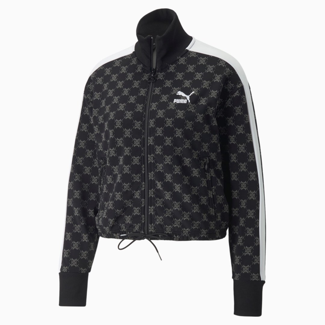 Puma T7 Printed Track Jacket Women Women s Fashion Activewear on