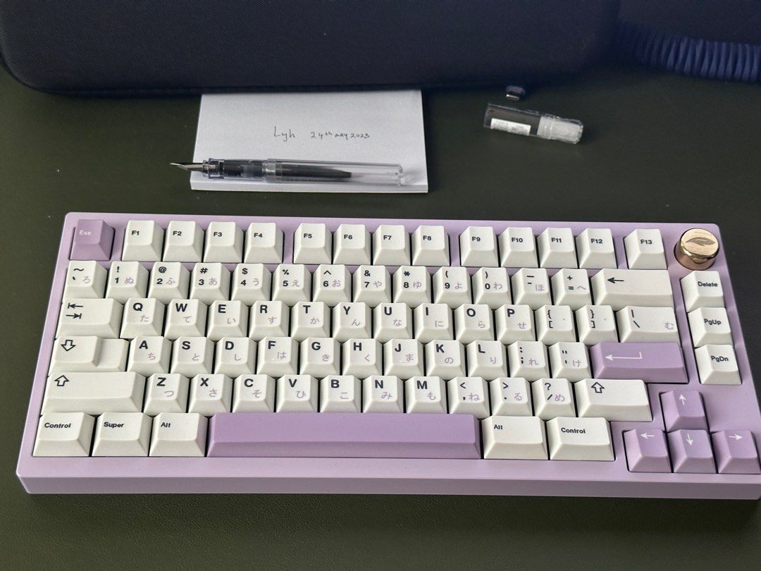 Qk 75 tri mode (including switch and keycap ）, Computers & Tech, Parts