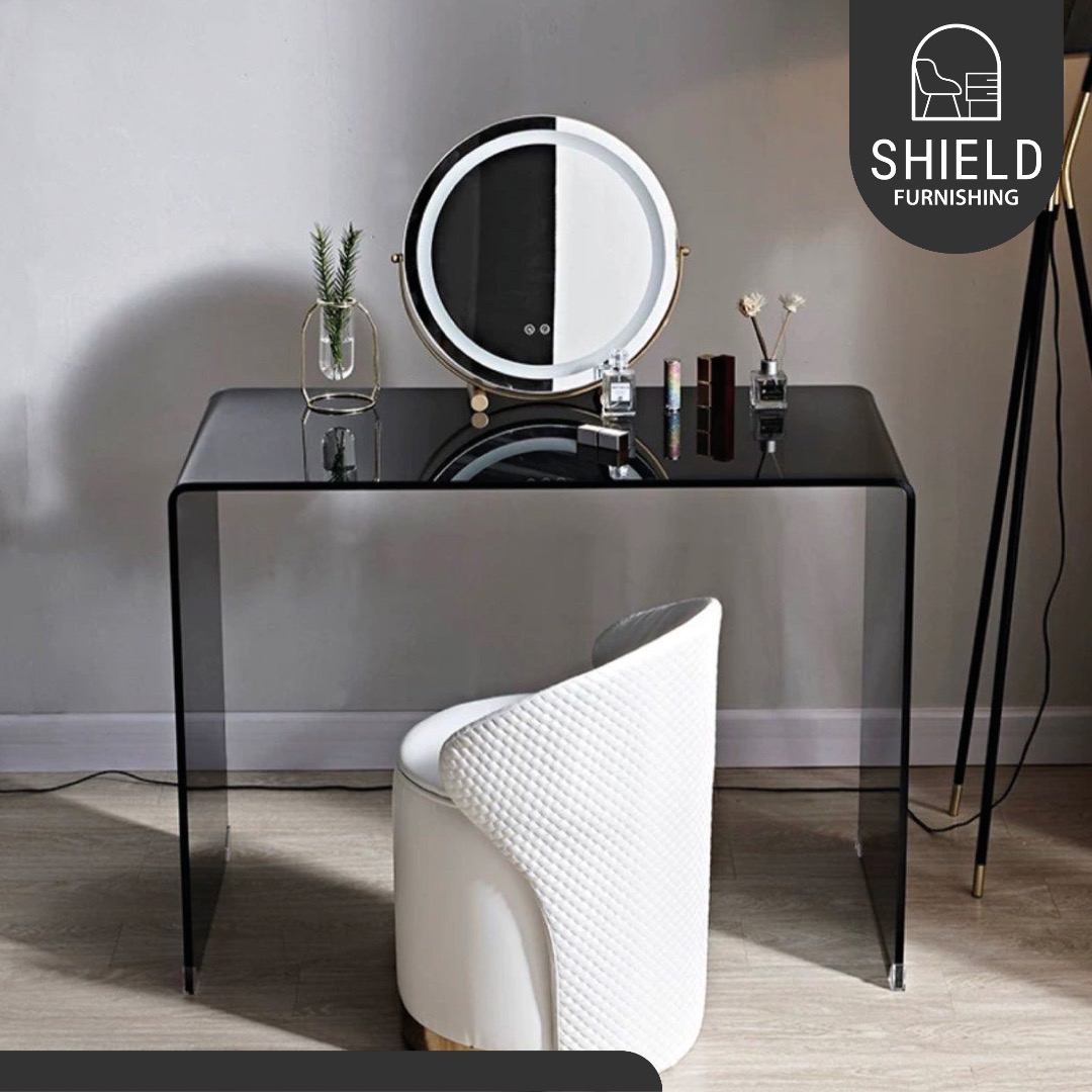 QUORA Glass Vanity Table, Furniture & Home Living, Furniture, Tables