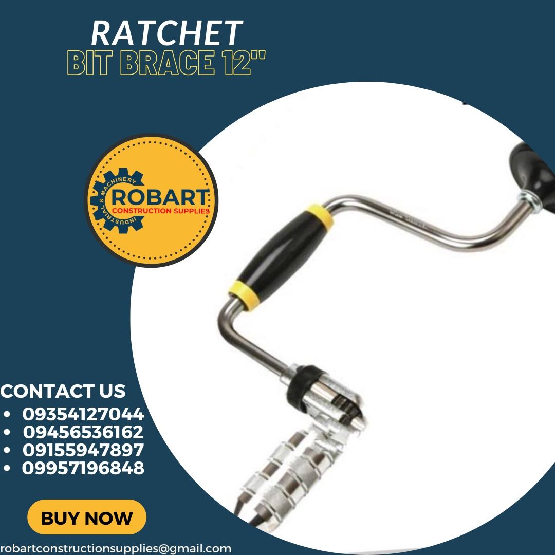 RATCHET BIT BRACE 12" on Carousell