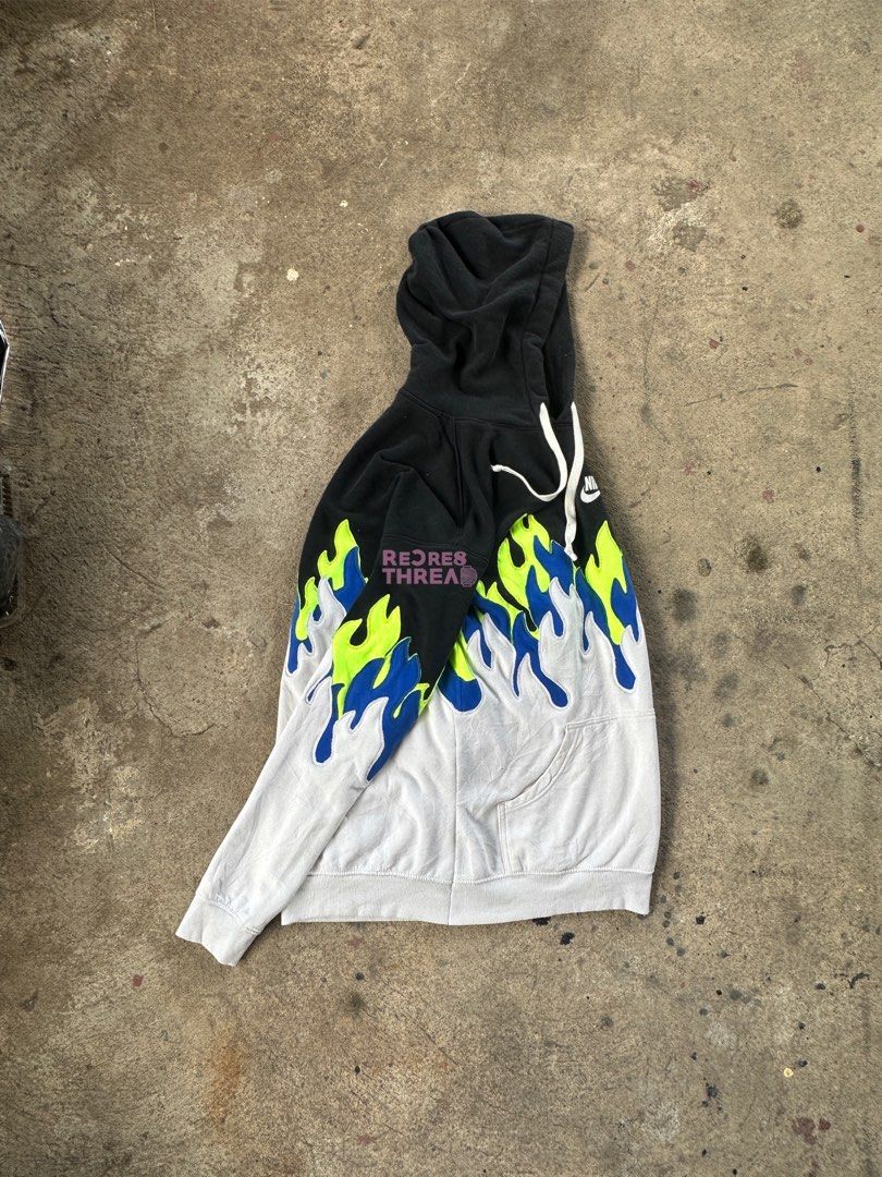 reworked nike hoodie
