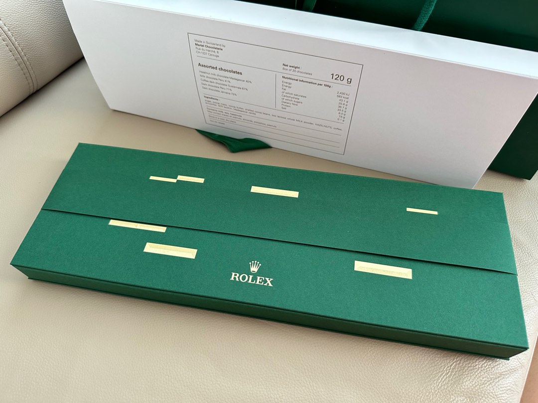 Rolex chocolate bar top