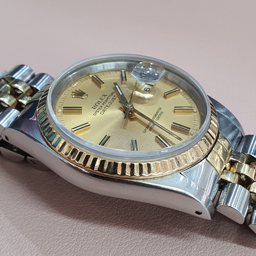 CHEAPEST Rolex Datejust 16233 Champagne Dial Jubilee Bracelet Year