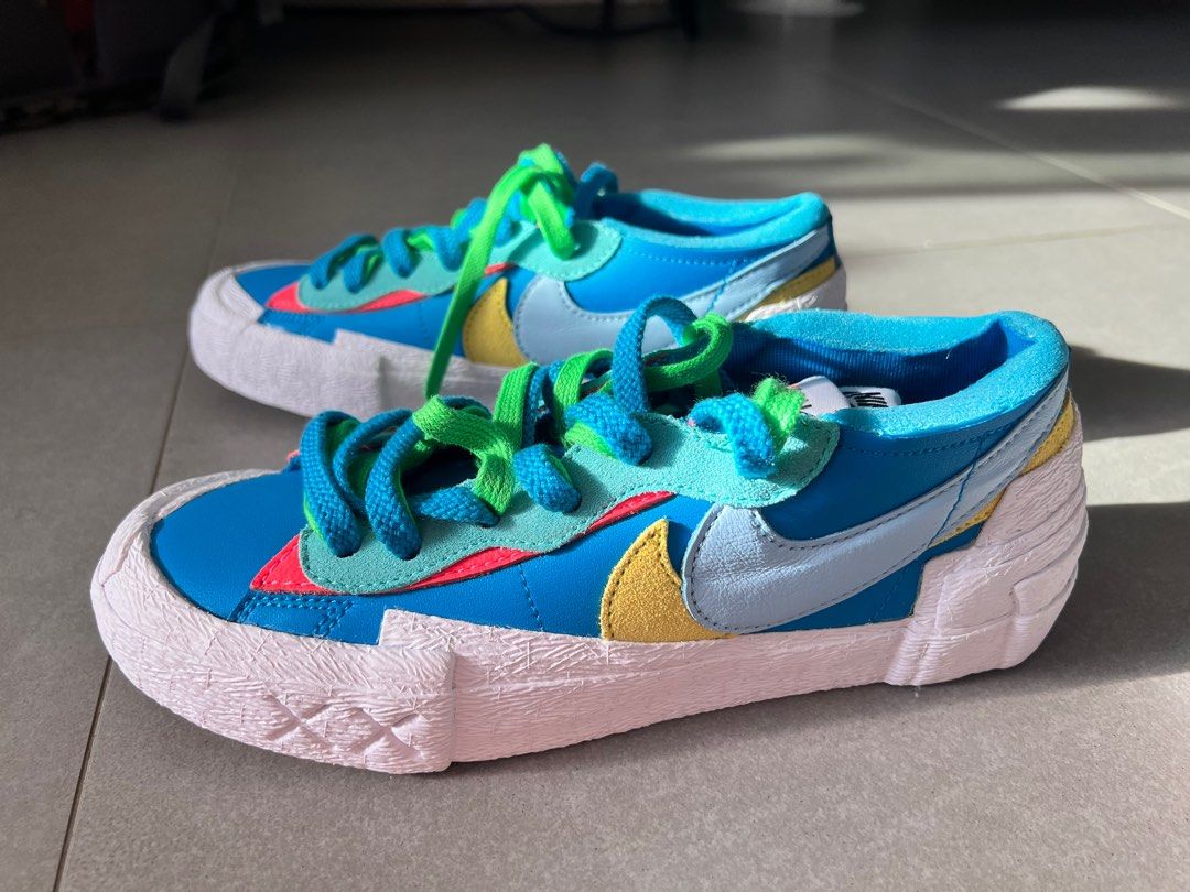 Sacai Nike Blazer Low US Men 5.5 Luxury Sneakers Footwear on
