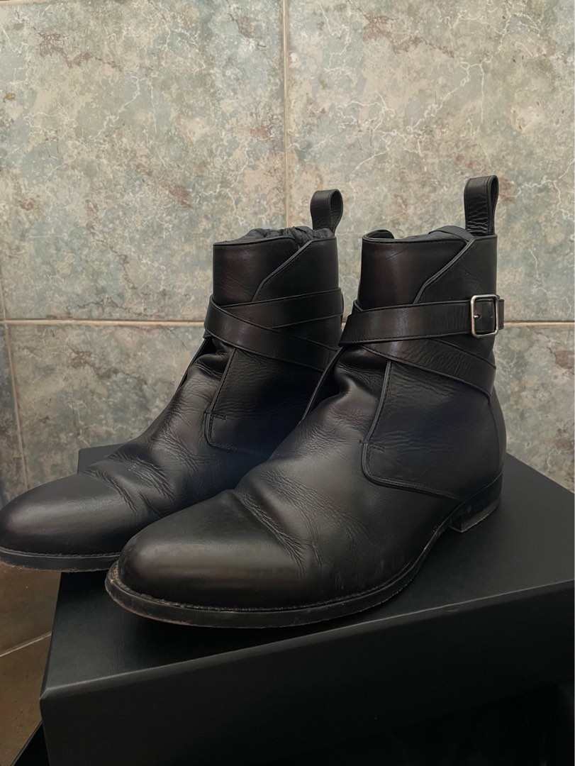Saint laurent mens jodhpur boots on sale
