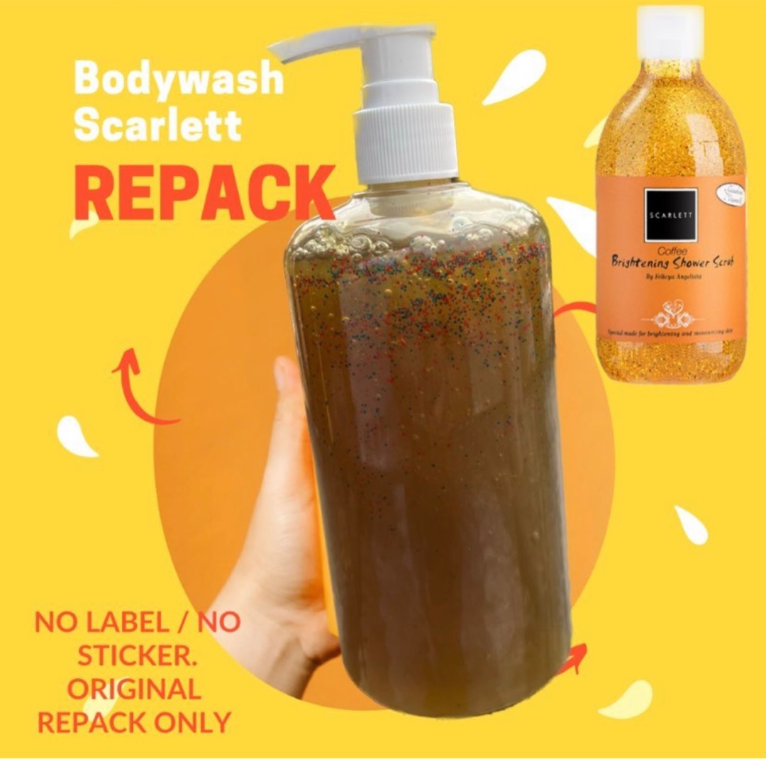 scarlett body wash coffee 500ml, Kesehatan & Kecantikan, Kulit, Sabun