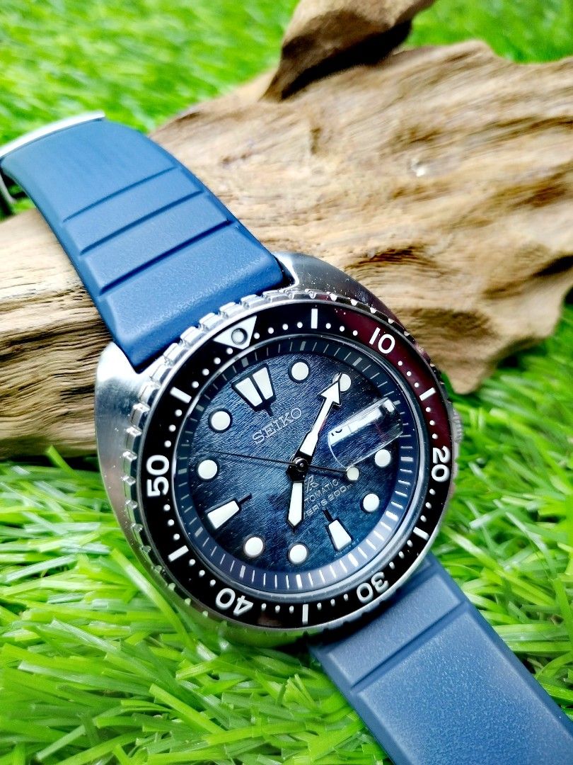 Seiko king turtle save the ocean SRPF77K1 Men s Fashion