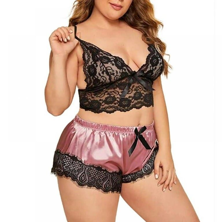 Your New Look Sexy Plus Size Lingerie Lace Sleepwear Sleepwear Sleepwear  Sleepwear Sleepwear Sleepwear Pyjamas Lace Underwear Large Size Sexy :  : Fashion