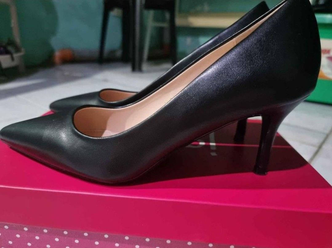 So Fab Black Pointed Pump High Heels 2 inches Women s Fashion