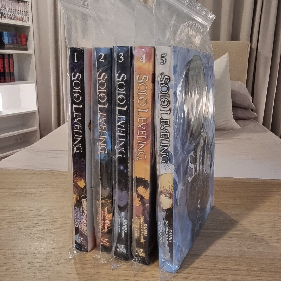 Solo Leveling Manga Series volume 1-5: 5 Books Collection Set by Chugong