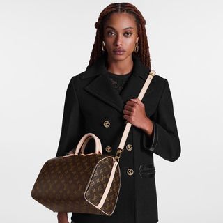 Louis Vuitton S Lock Sling Bag Black For Men, Men's Bags 8.3in
