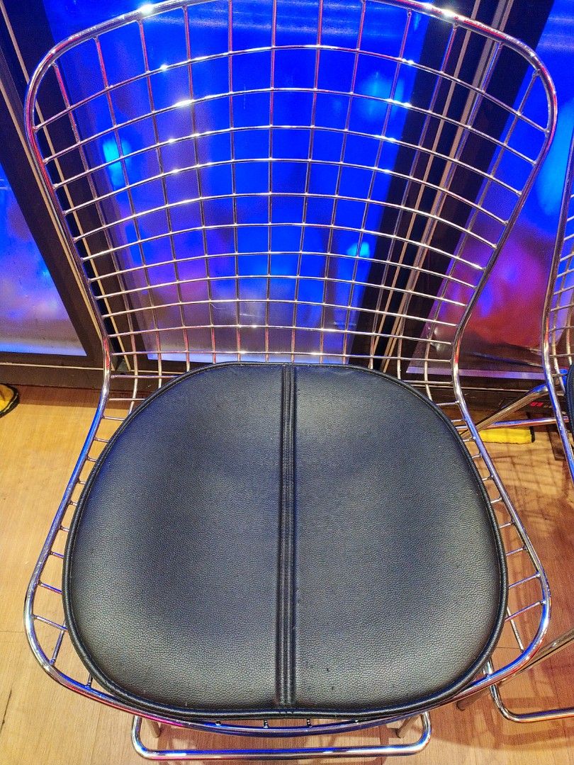 Steel chairs, Furniture & Home Living, Furniture, Chairs on Carousell