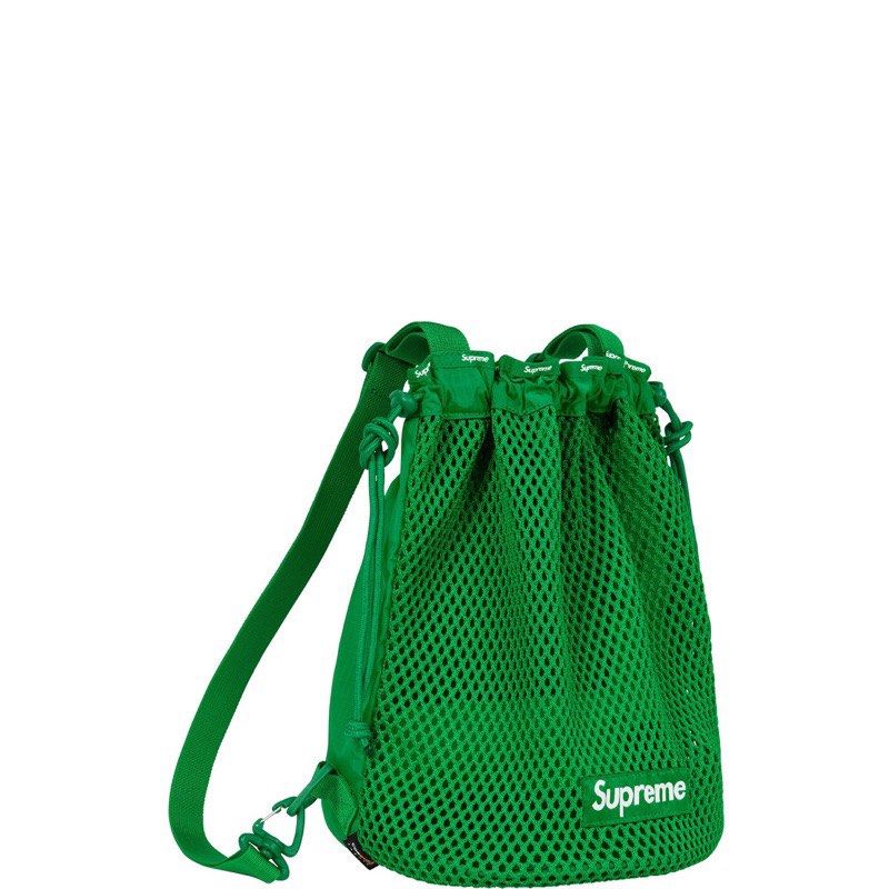 SUPREME MESH SMALL BACKPACK 綠色 網狀 束口袋 揹包 後背包 背袋