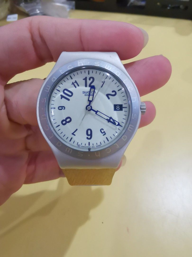 Swatch store aluminum watch