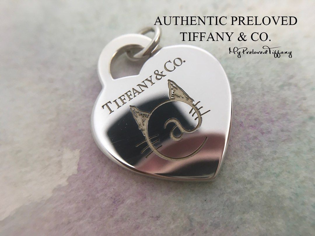 Tiffany cat sale charm