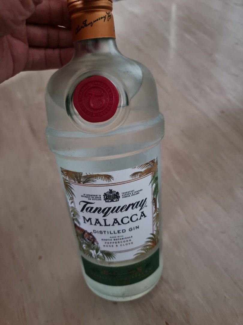 Tanqueray Malacca Gin 1L, Food & Drinks, Alcoholic Beverages on Carousell