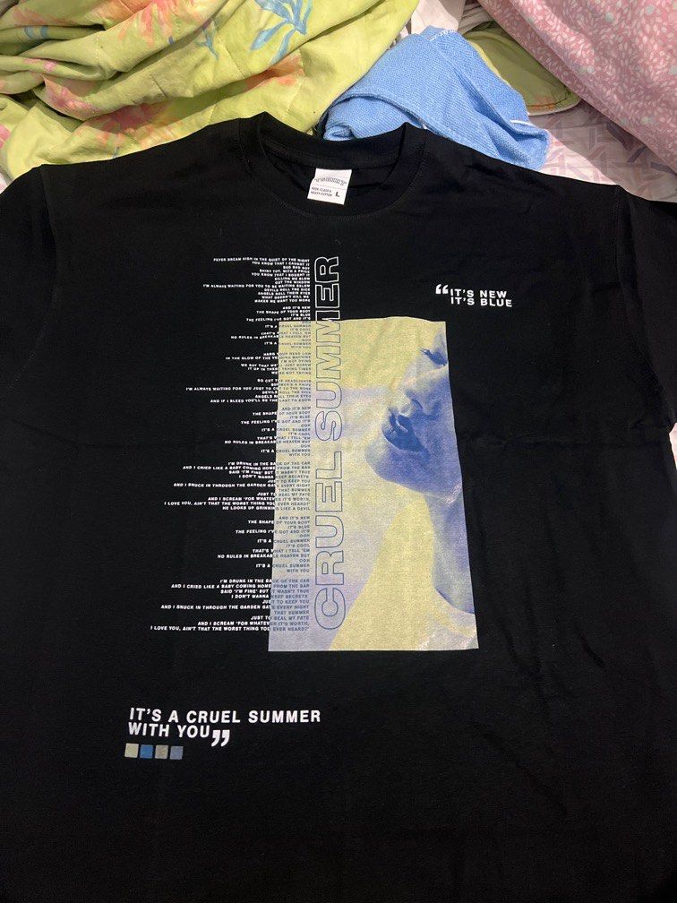 Cruel Summer Taylor Swift 公式 歌詞付き Tシャツ