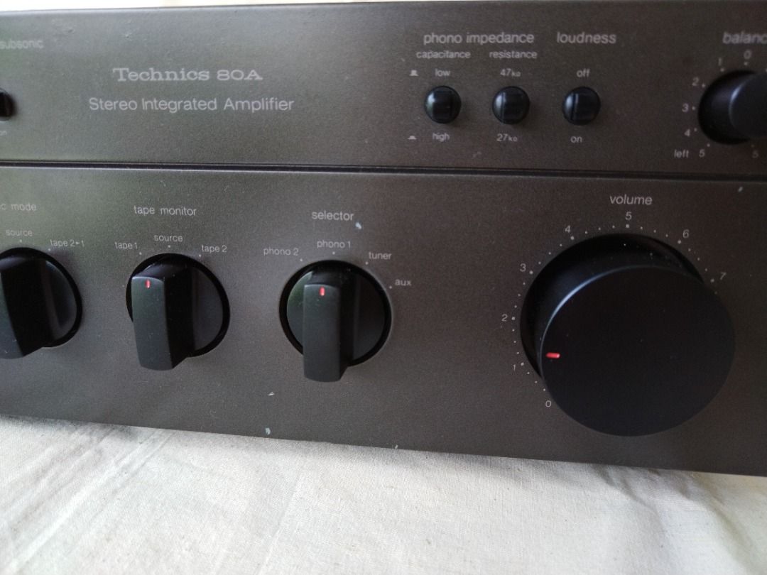 Technics 80A Stereo Integrated Amplifier - アンプ