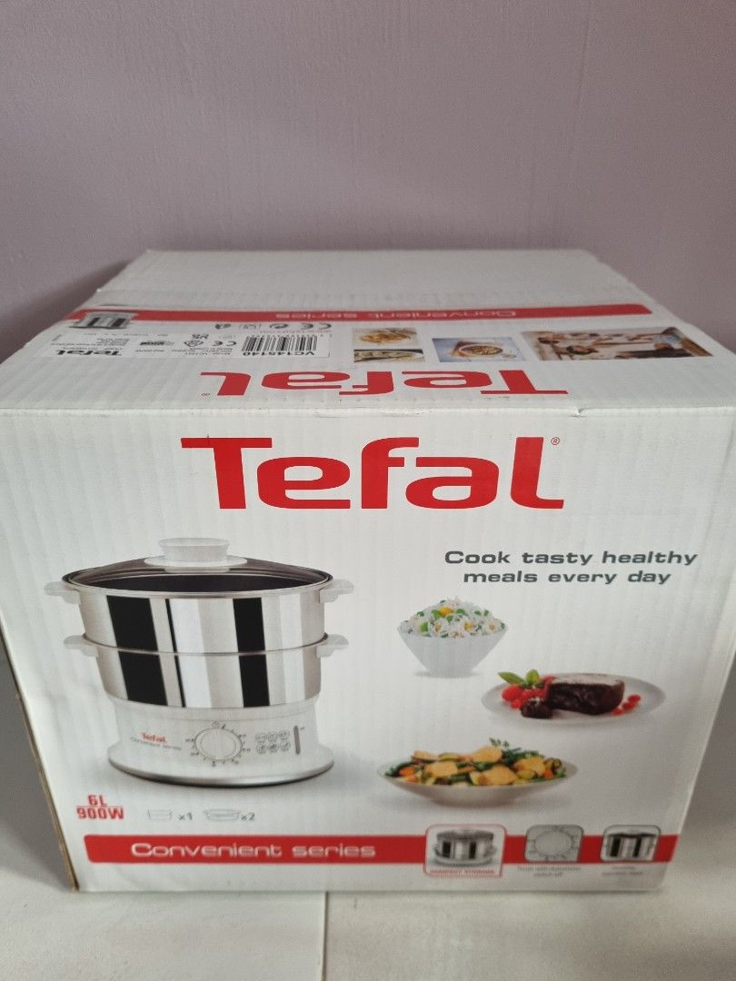 TEFAL VC1451 CONVENIENT SERIES Stainless Steel STEAMER, TV & Home ...