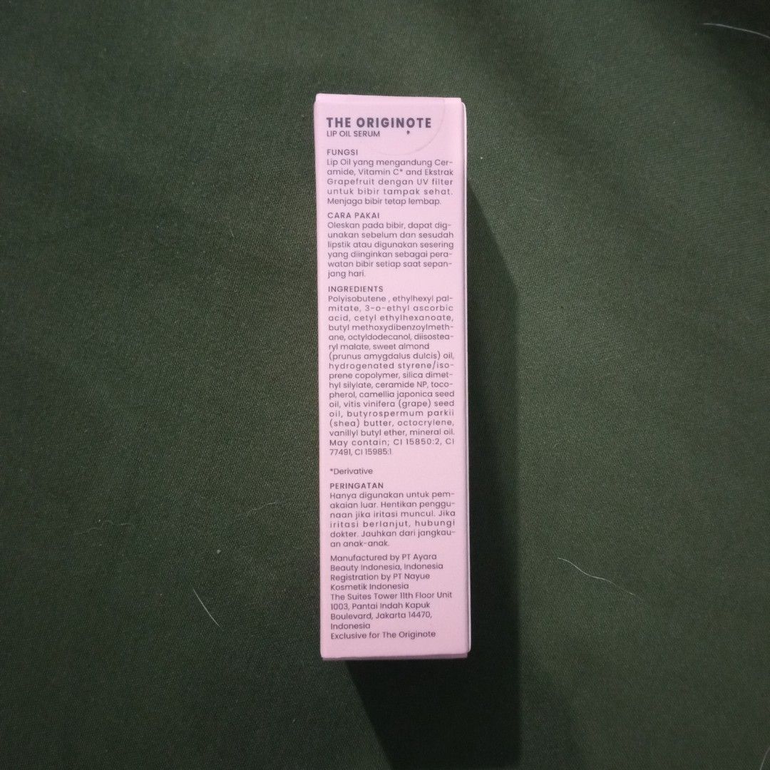 The Originote lip oil serum, Kesehatan & Kecantikan, Rias Wajah di