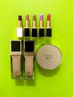 Tom ford lip balm color rouge lipstick shade and illuminate soft radiance foundation shade and illuminate foundation soft radiance cushion compact Free postage