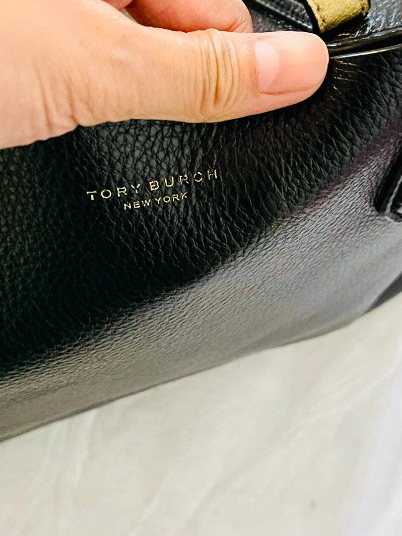 Tory Burch Phoebe Mini BLACK METALLIC GOLD Women s Fashion