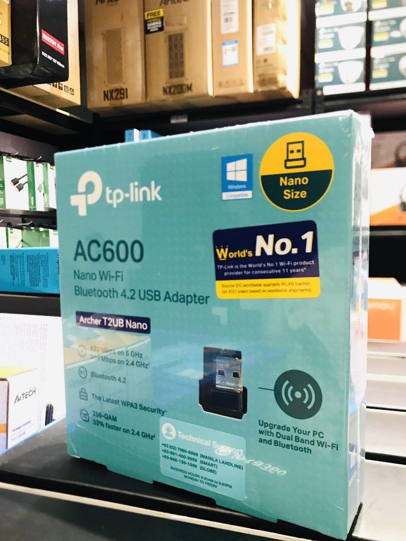 TP-Link Archer T2UB Nano WiFi & Bluetooth 4.2 USB Adapter (Category: Networking) located in Makati City. Submitted by techubstoreandaccessories (Listing ID 1236249121, Image 3). Description: TP-Link Archer T2UB Nano WiFi & Bluetooth 4.2 USB Adapter Onhand ready to ship‼️‼️ ✅BRANDNEW ORIGINAL & SEALED ✅ACTUAL PICTURE POSTED ✅ACCEPT WALK IN/PICK UP CLIENT (Mon-Fri 8am-7pm)( Saturday10am-4pm) 📍Location: Evangelista St. Makati City ✅ACCEPT BULK ORDE