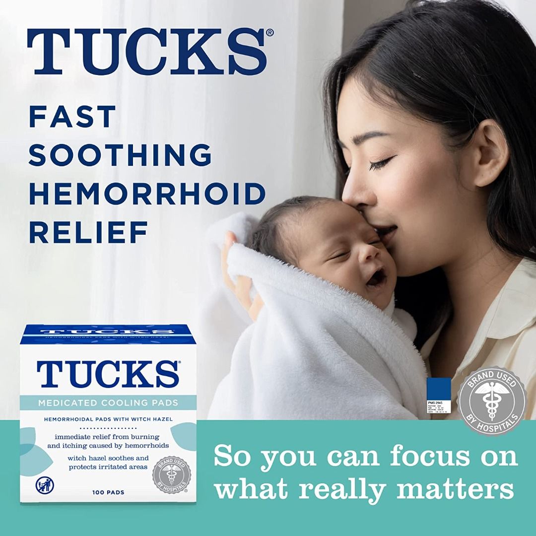 Tucks, Medicated Cooling Pads, 100 Pads, Beauty & Personal Care