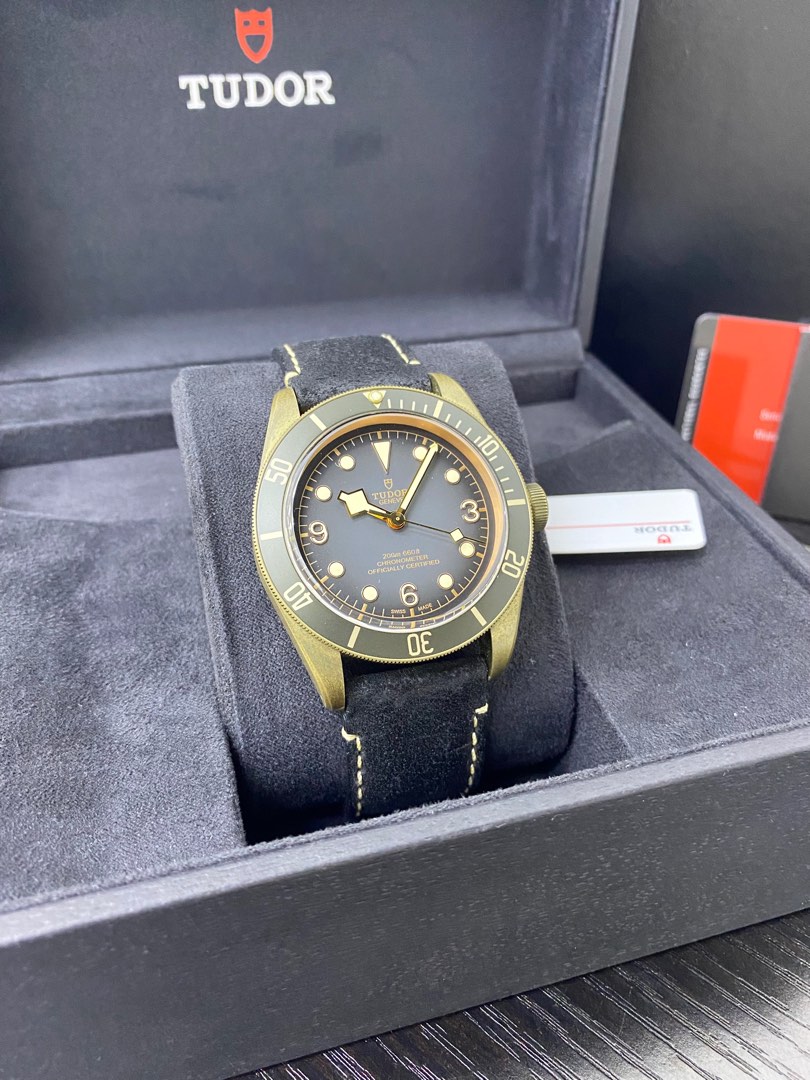 Tudor black bay bronze rubber 2025 strap