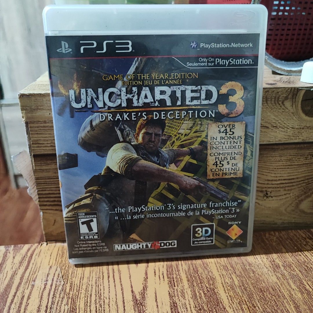 uncharted 3, Video Gaming, Video Games, PlayStation on Carousell