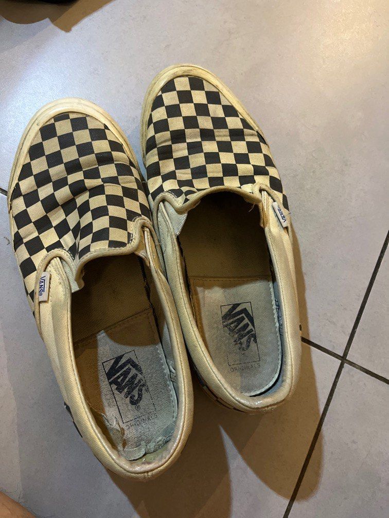 Vans checkerboard Men s Fashion Footwear Sneakers on Carousell