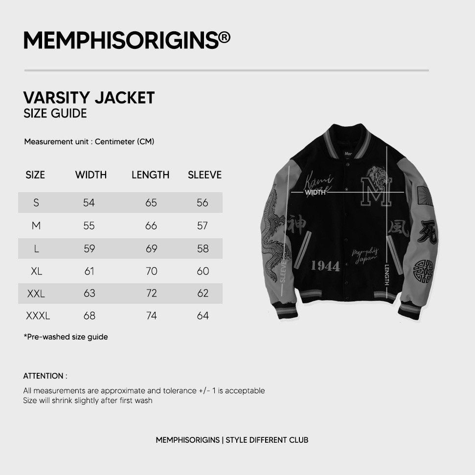 Varsity jacket memphis origins on Carousell