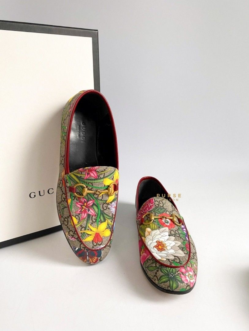 Gucci flower loafers store