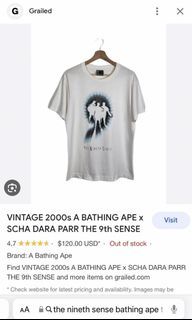 Vintage 2000's a bathing ape brand tshirt!