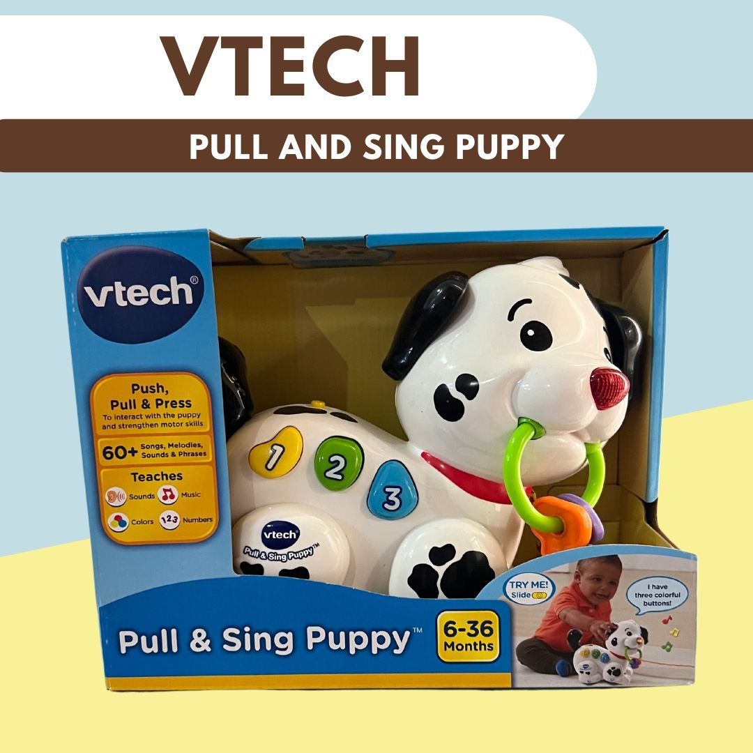 Vtech sing and pull puppy 2025