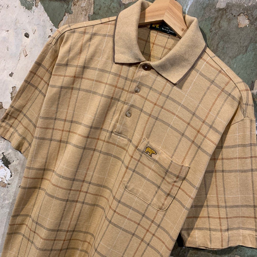 Golden bear polo shirt top