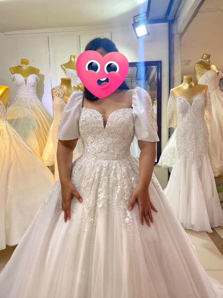 Filipiniana top prom gown