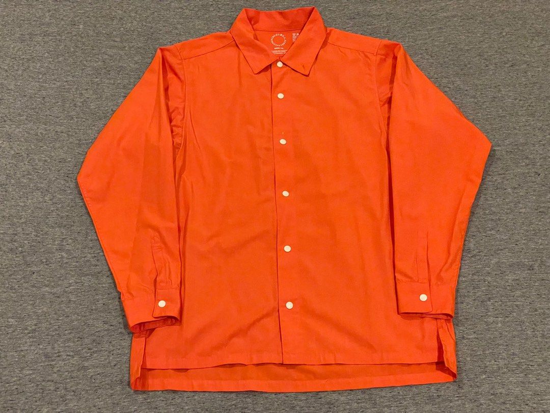 Yamatomichi Bamboo Shirt in Tangerine/ Size XS/ 山と道/ 登山/ 襯衫