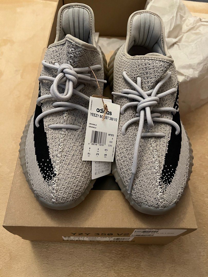 Yeezy Boost 350 V2 slate, 男裝, 鞋, 便服鞋- Carousell