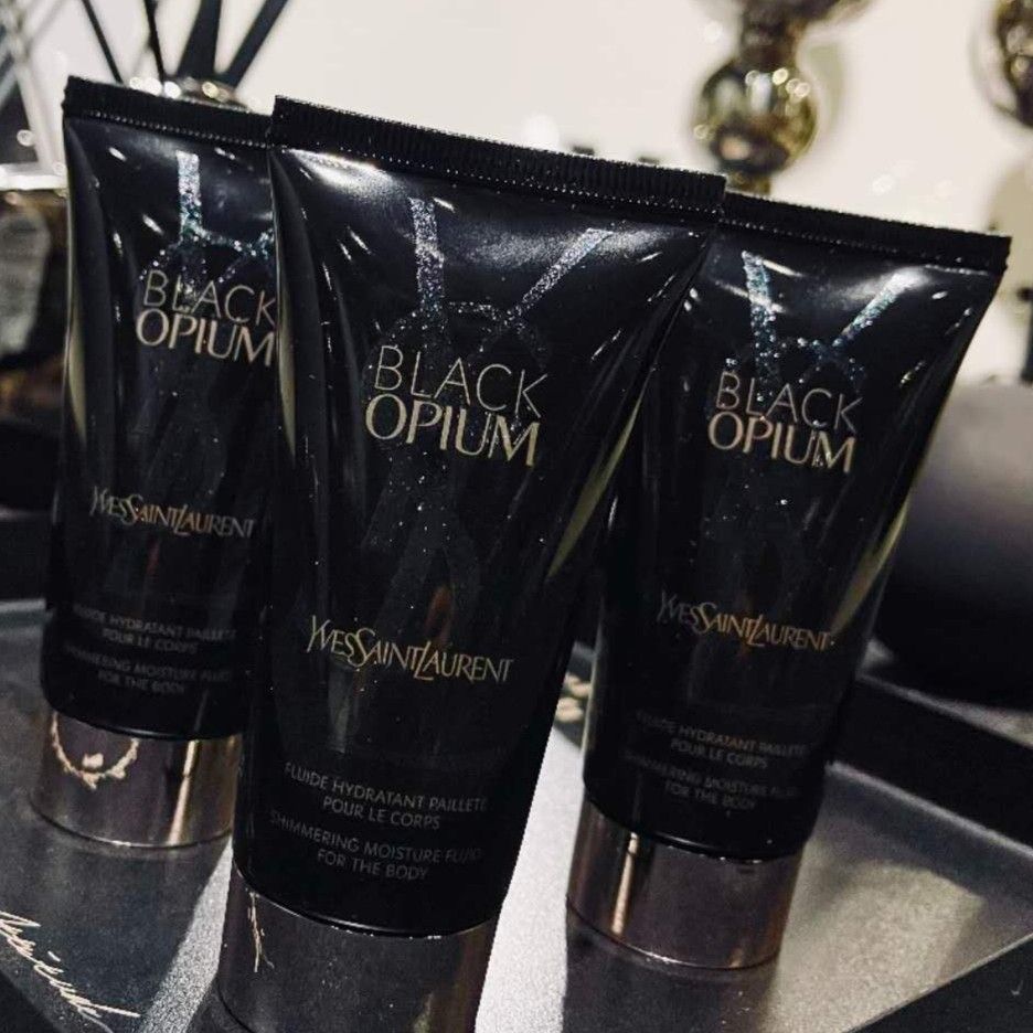 YSL BLACK OPIUM SHIMMERING MOISTURE FLUID FOR THE BODY 50ML