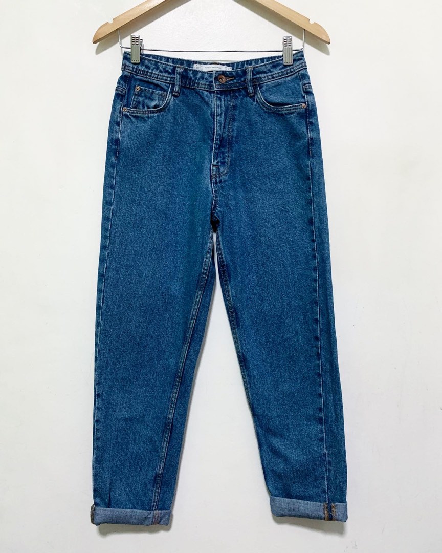Zara mom jeans on Carousell