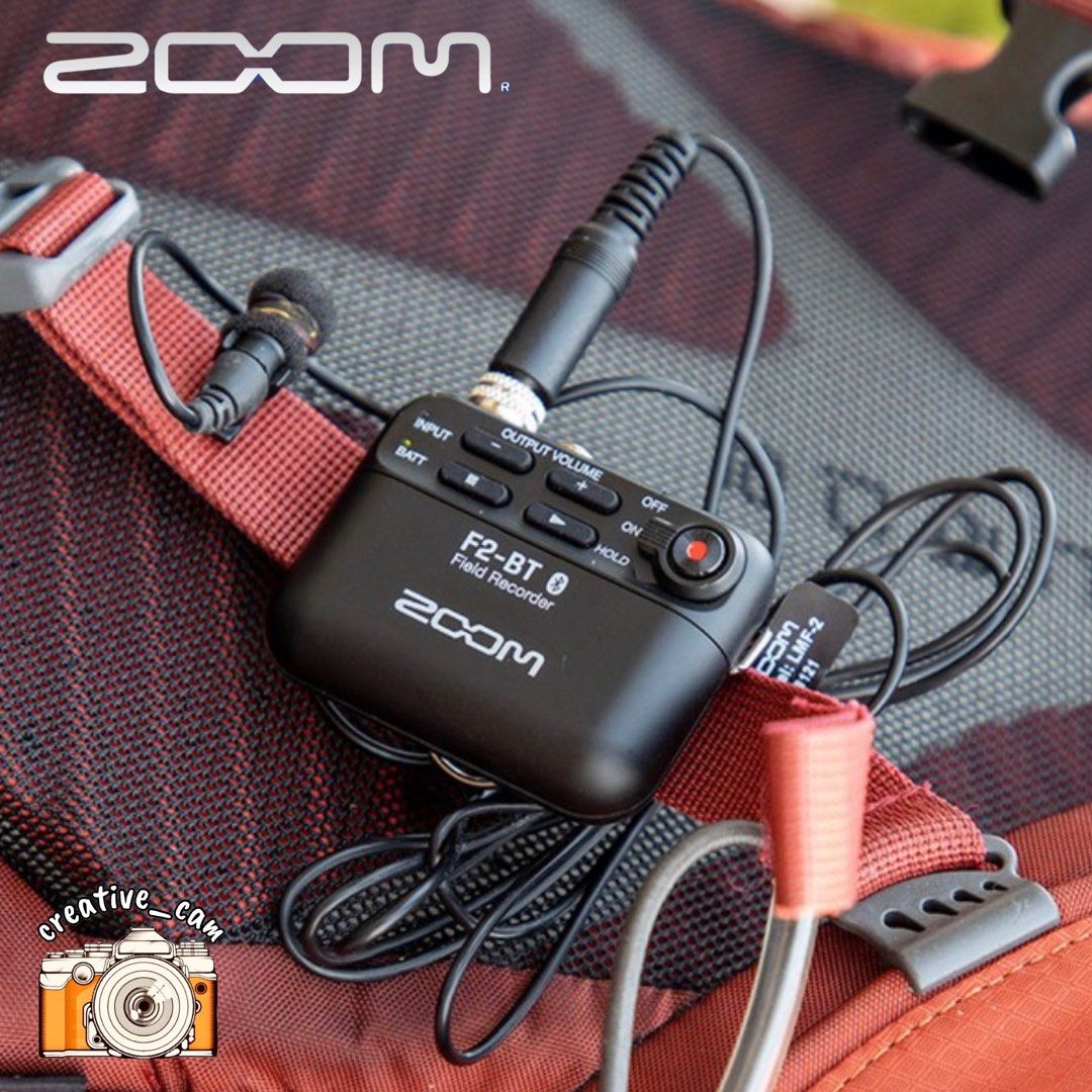 Zoom F2BT BluetoothEnabled Portable Field Recorder with