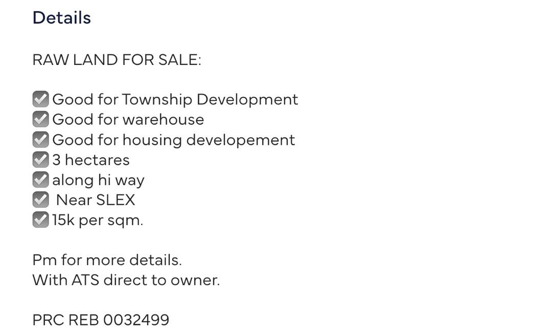 3 HECTARES LOT FOR SALE IN CARMONA CAVITE on Carousell