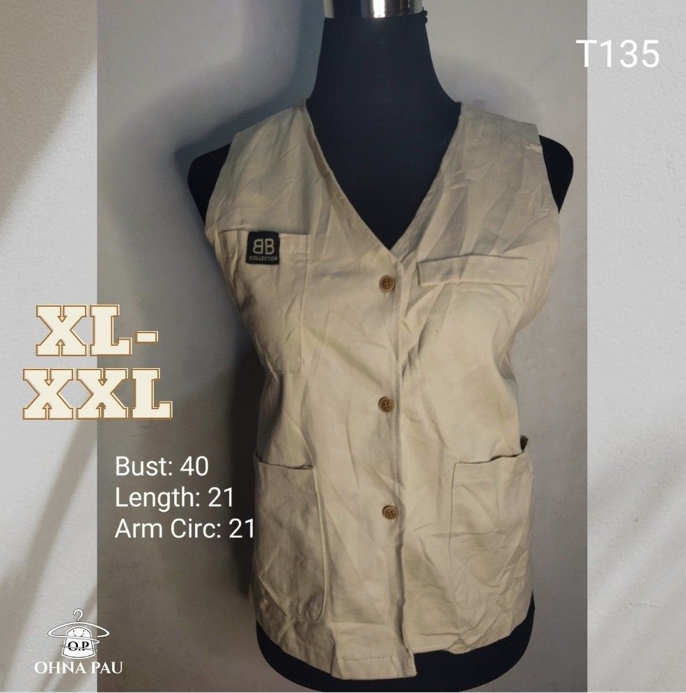 Plus size deals cargo vest